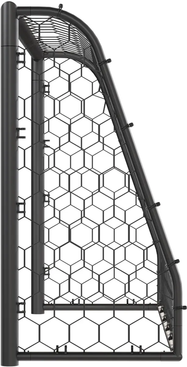 Virtufit Voetbaldoel Premium 120x80x60cm - Zwart