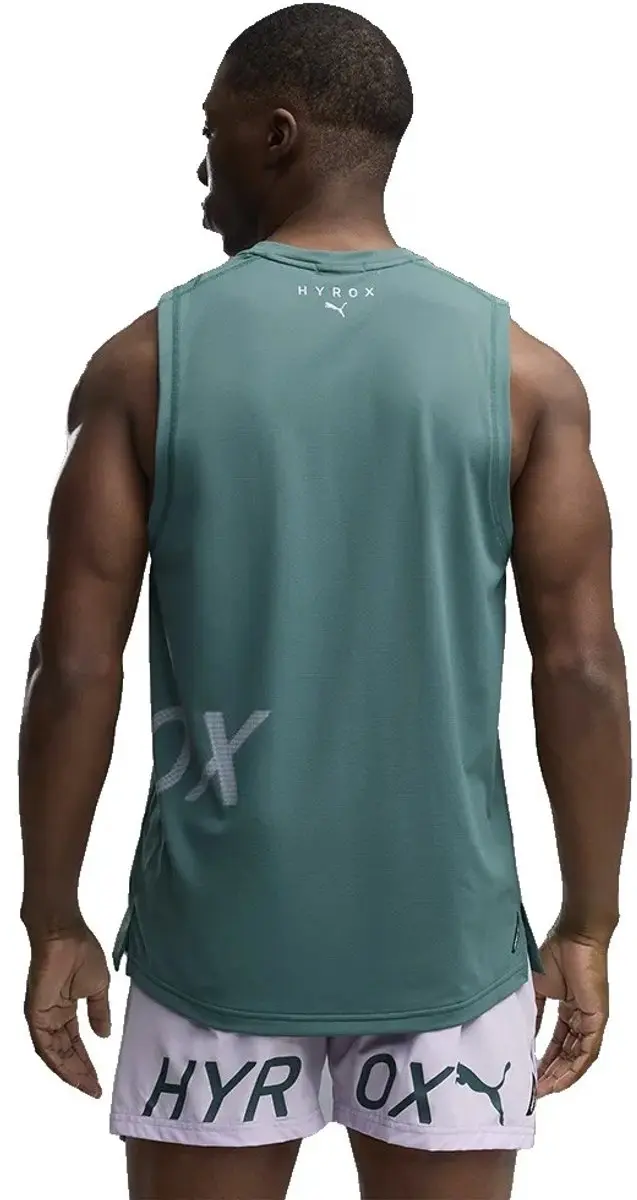PUMA X Hyrox Pwrmode Mouwloos T-shirt L - Groen