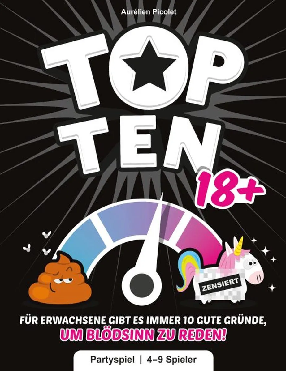 Asmodee Top Ten 18+ COGD0009 Kaartspel - 4-9 Spelers