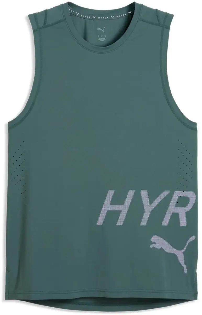 PUMA X Hyrox Pwrmode Mouwloos T-shirt M - Herb Garden