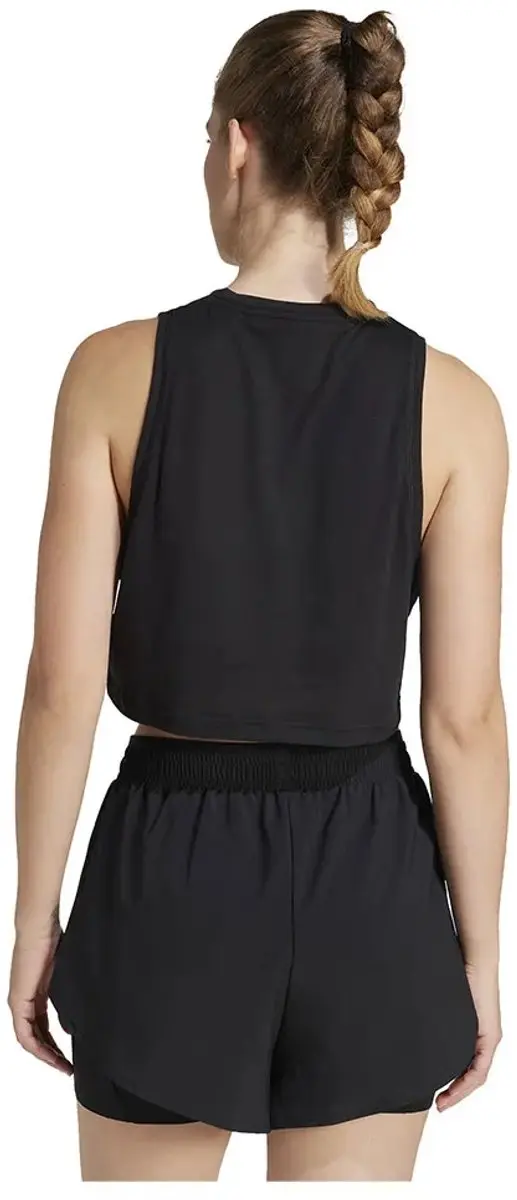 adidas Essentials Boxy Tanktop XS - Zwart