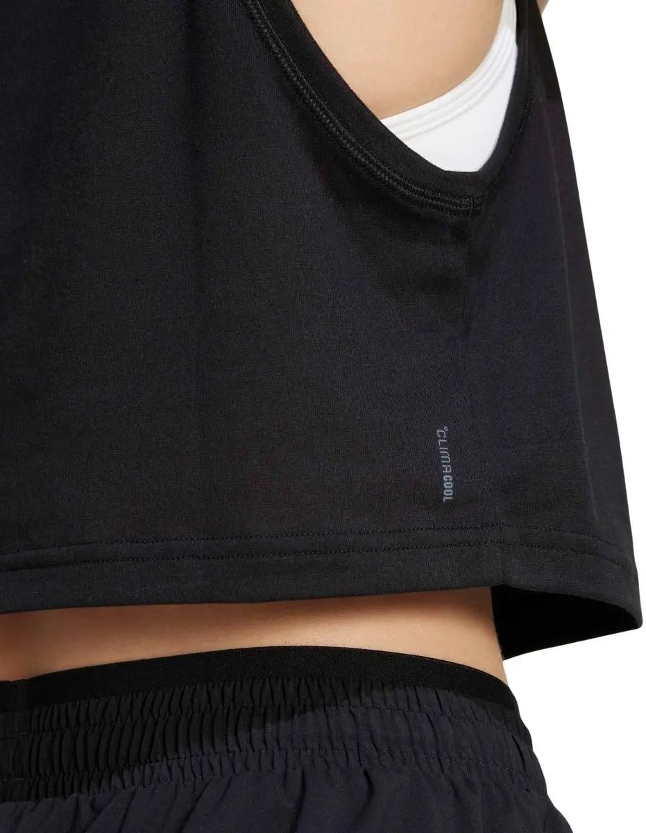 adidas Essentials Boxy Tanktop XS - Zwart