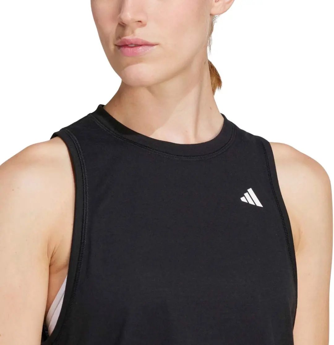 adidas Essentials Boxy Tanktop XS - Zwart - afbeelding 6 van 6