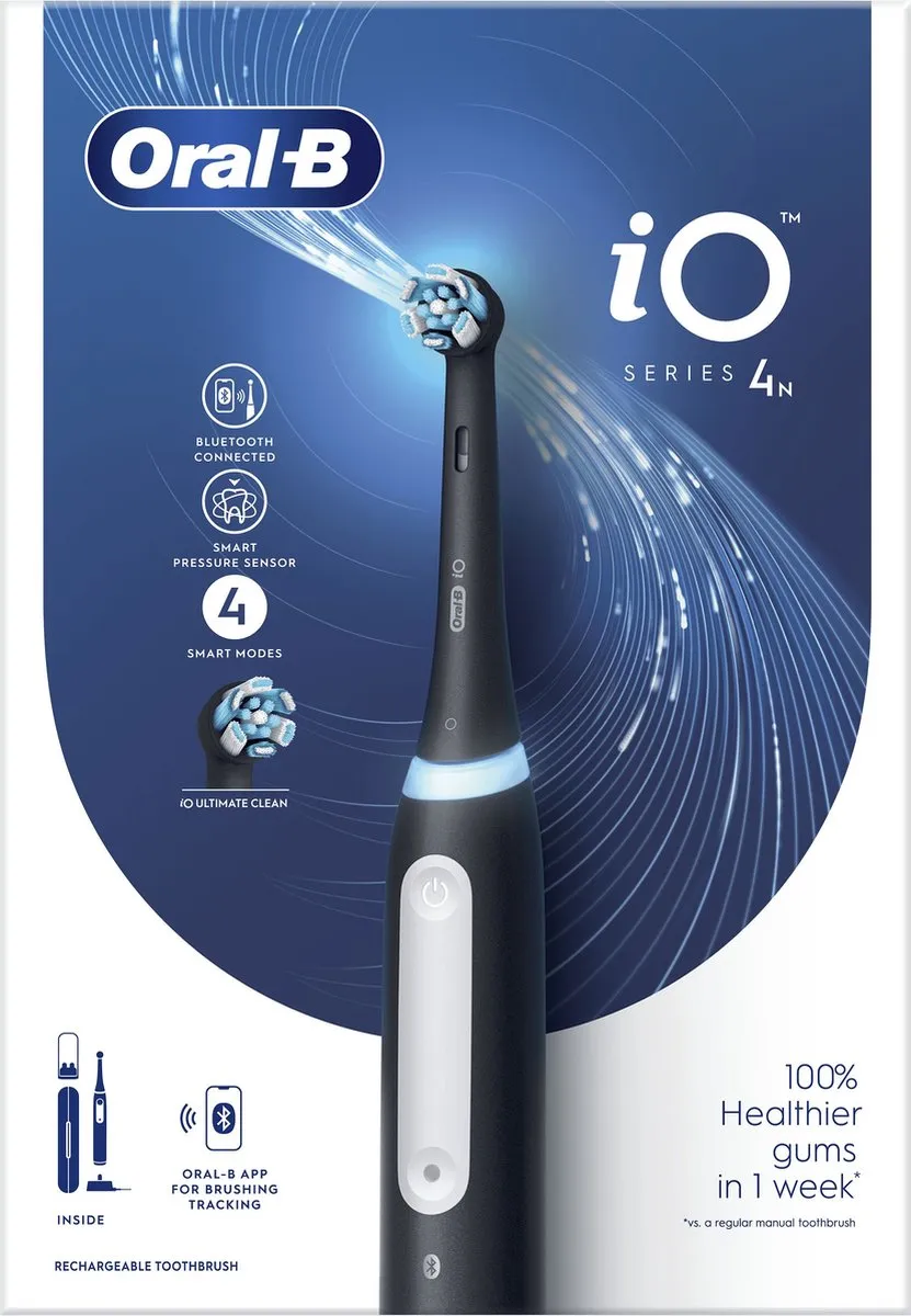Oral-B iO 4N Elektrische Tandenborstel - Zwart