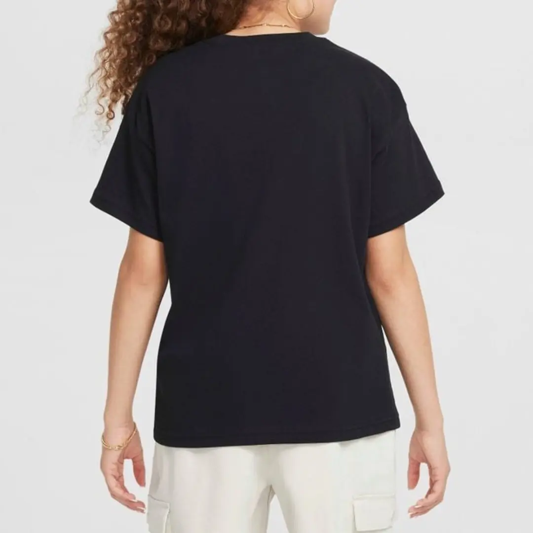 Nike Sportswear Essential T-shirt FZ5539-010 - 7-8 jaar - Zwart