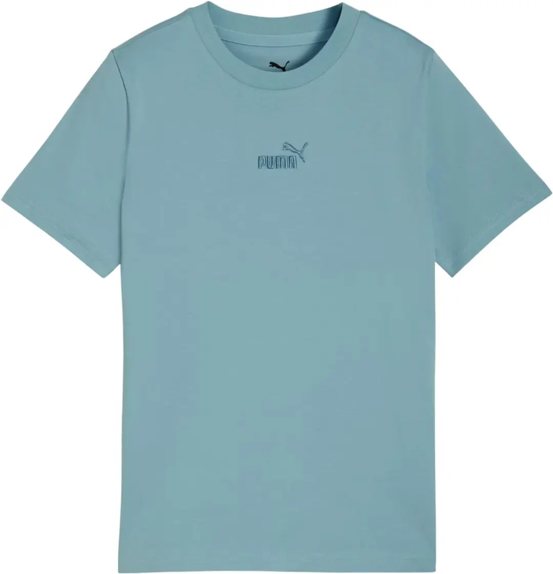 PUMA No.1 Logo Centered Tee - 140cm Blauw