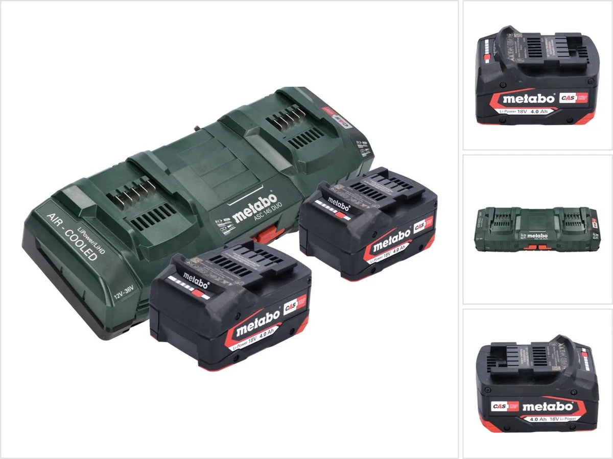 Metabo Basisset 625027000 Li-Power 18V 4.0Ah