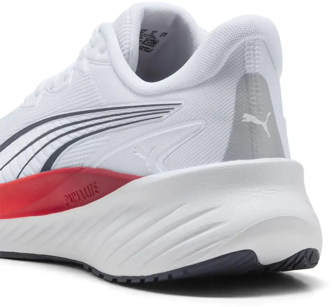 PUMA Pounce Lite 2 Hardloopschoenen - Maat 39 - Wit/Ultra Rood