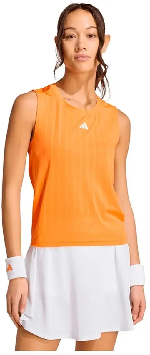 Adidas Tennis Pro Climacool+ Mouwloos T-shirt - Oranje M