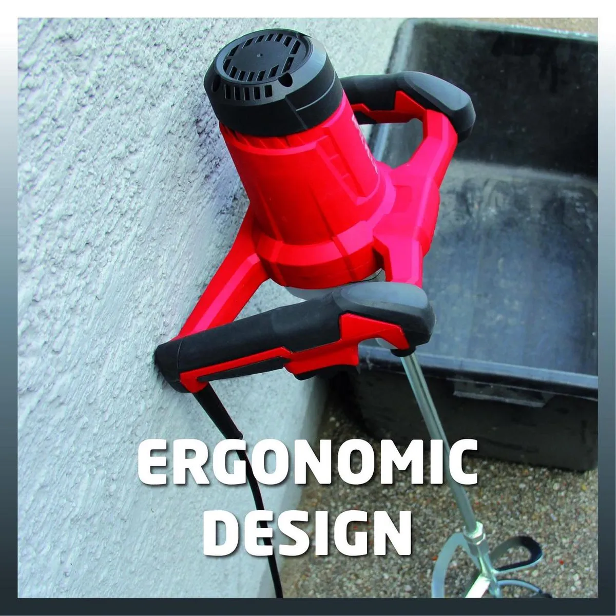 Einhell TE-MX 1600-2 CE Verf-/Mortelmenger 1600W - 2 Snelheden - afbeelding 6 van 6