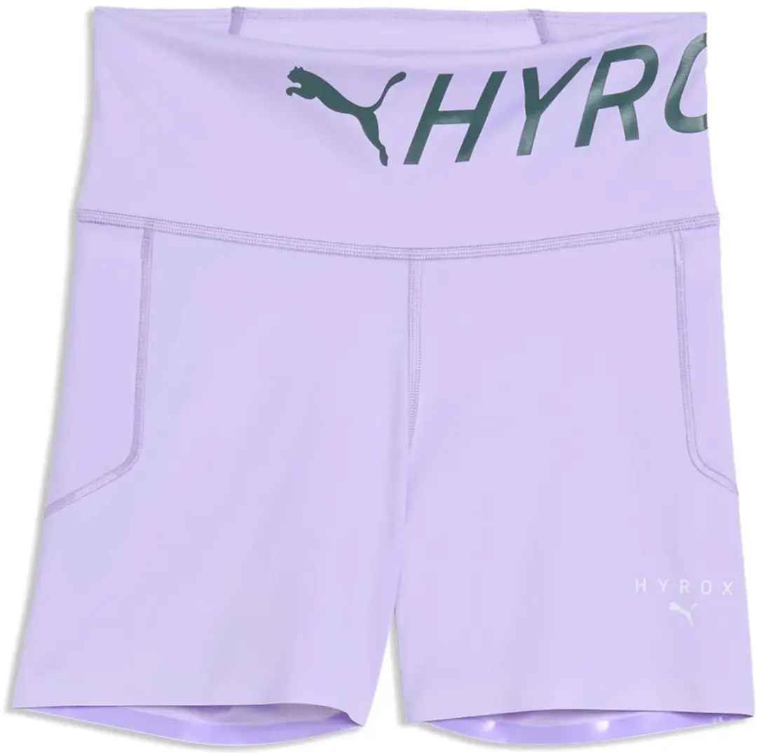 PUMA X Hyrox Pwrmode 4" Korte Leggings - Paars S