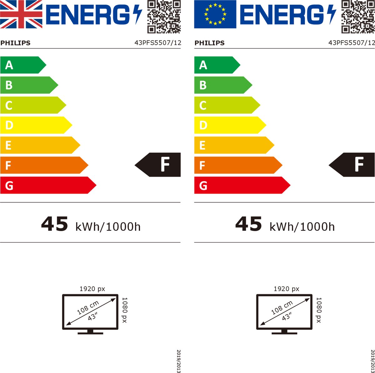 Philips 43PFS5507/12 - 43 inch - Full HD LED - 2022