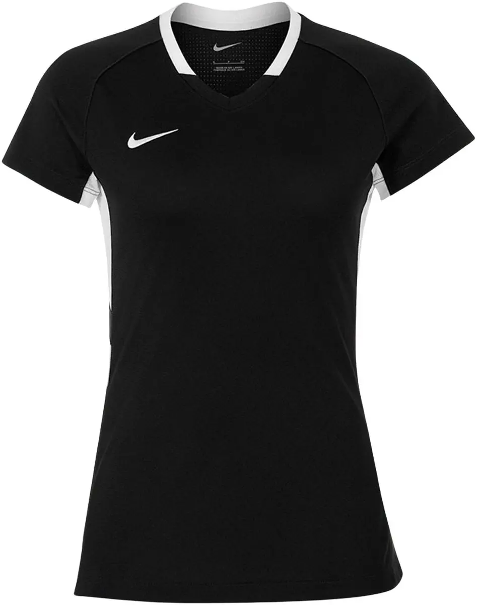 Nike Team Shirt Dames S - Zwart/Wit