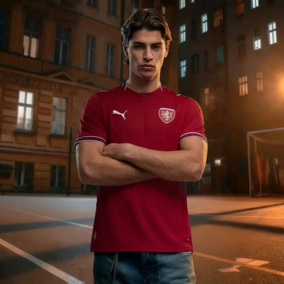 PUMA Tsjechische Republiek T-shirt 25/26 M - Rood