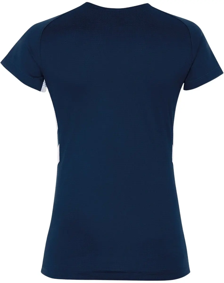 Nike Team Shirt Dames XS - Donkerblauw/Wit