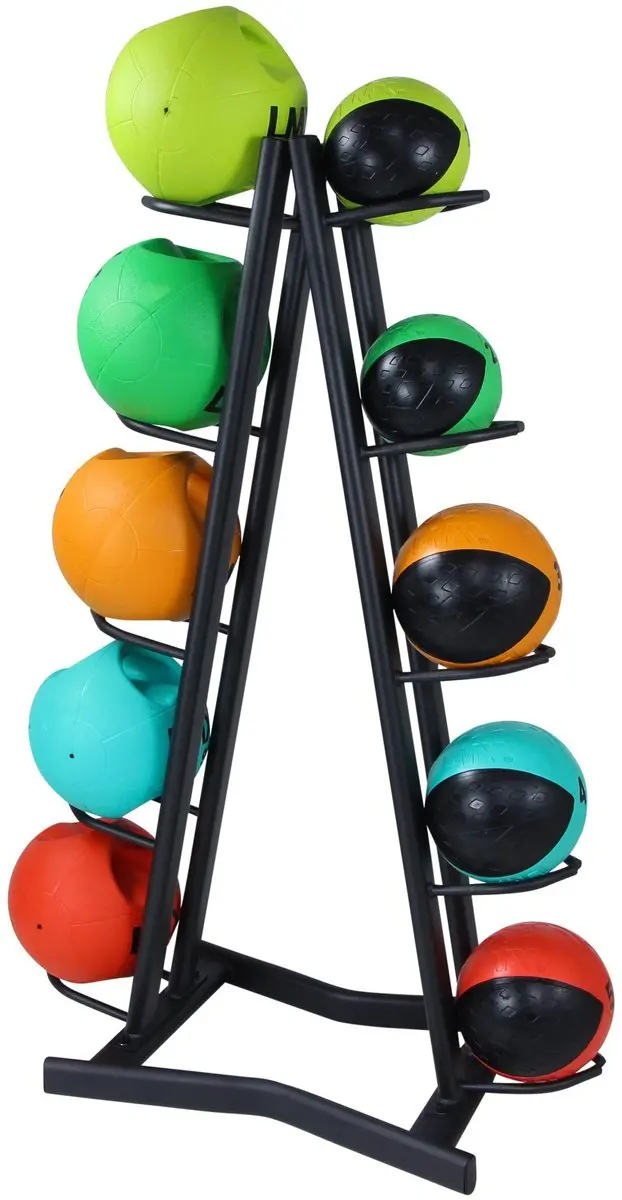 LifeMaxx LMX Medicijnballen Opbergrek - 10 Stuks - Zwart