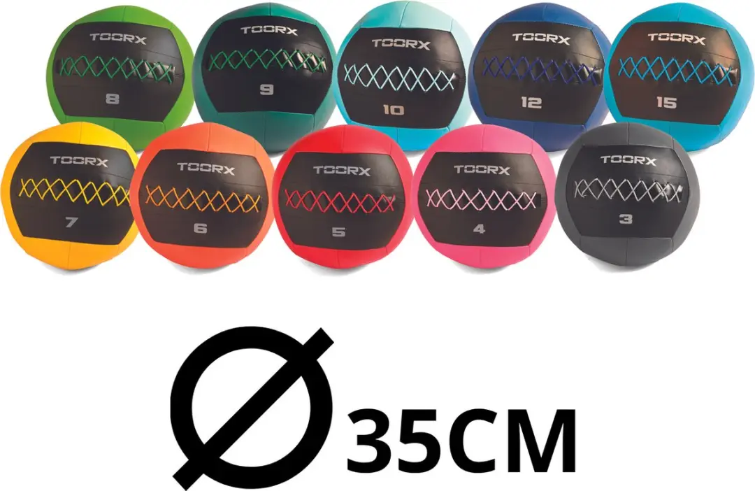 Toorx Fitness Wall Ball 4kg - 35cm Roze