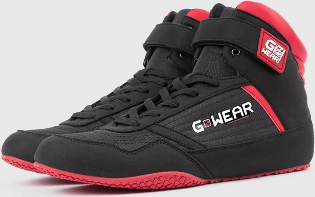 Gorilla Wear Gwear Classic High Tops Sportschoenen 43 - Zwart/Rood - afbeelding 6 van 6