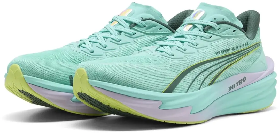 PUMA Deviate Nitro 4 X Hyrox Hardloopschoenen - Groen EU 42