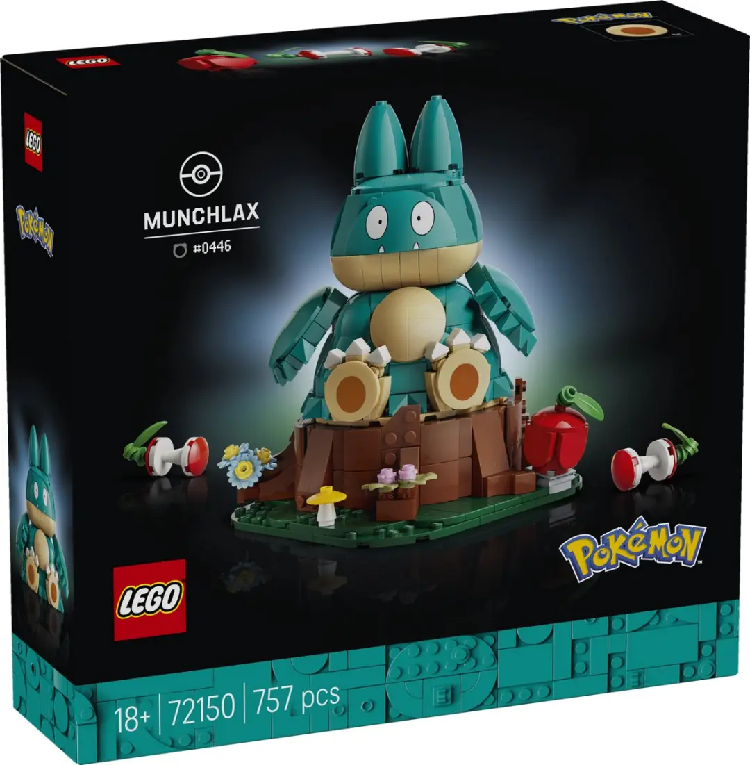LEGO Pokémon Munchlax Bouwpakket - 757 Stukken - Multicolor
