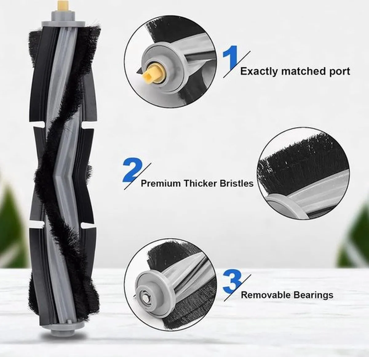 Ecovacs Rolborstels 2 Stuks - o.a. DEEBOT X1 Omni/X1TURBO
