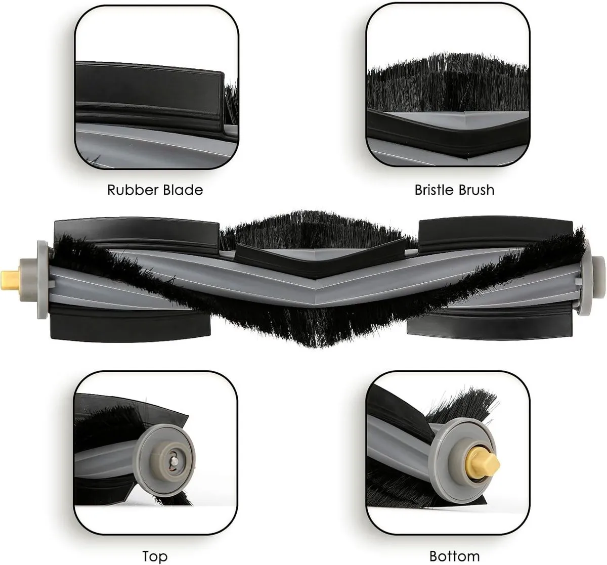 Ecovacs Rolborstels 2 Stuks - o.a. DEEBOT X1 Omni/X1TURBO