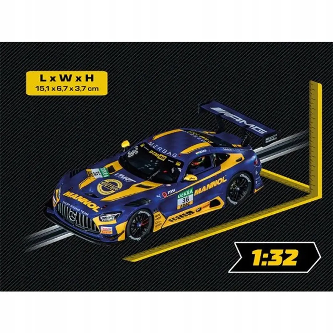 Carrera Digital 132 Mercedes-AMG GT3 Evo No.36 DTM 2024 - Multi