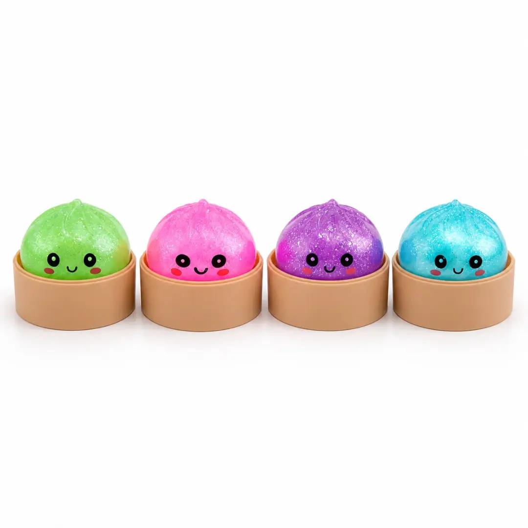 Johntoy Mini Glitter Squishy Dumpling Blind Box - Multicolor