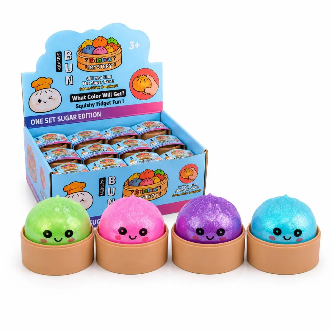 Johntoy Mini Glitter Squishy Dumpling Blind Box - Multicolor