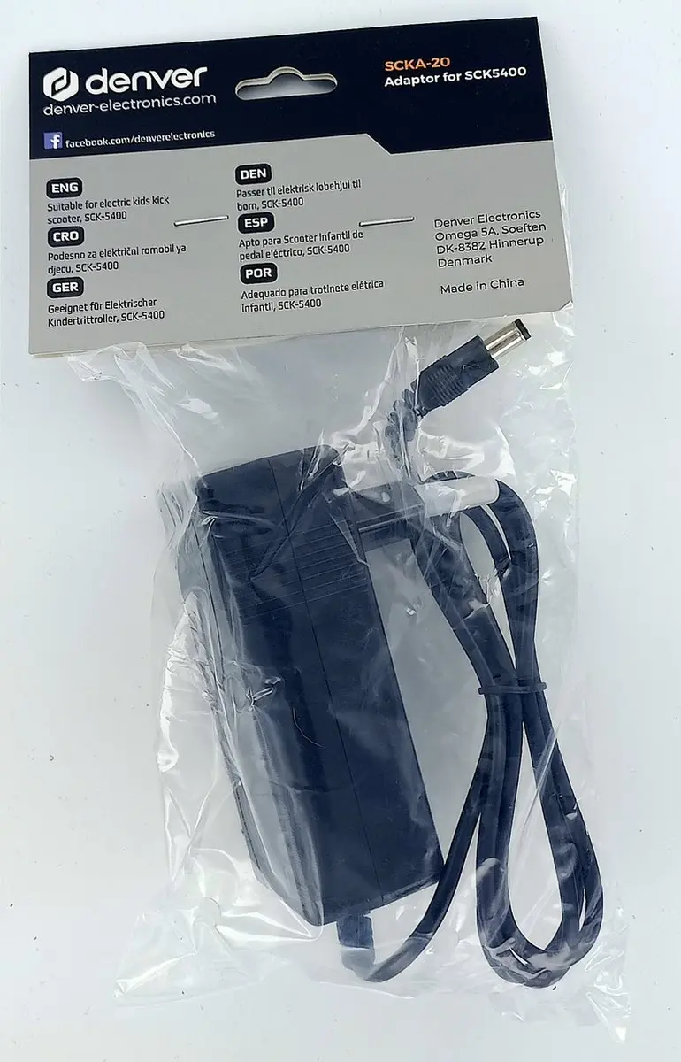 Denver SCKA-20 Adapter - Elektrische Step - Zwart