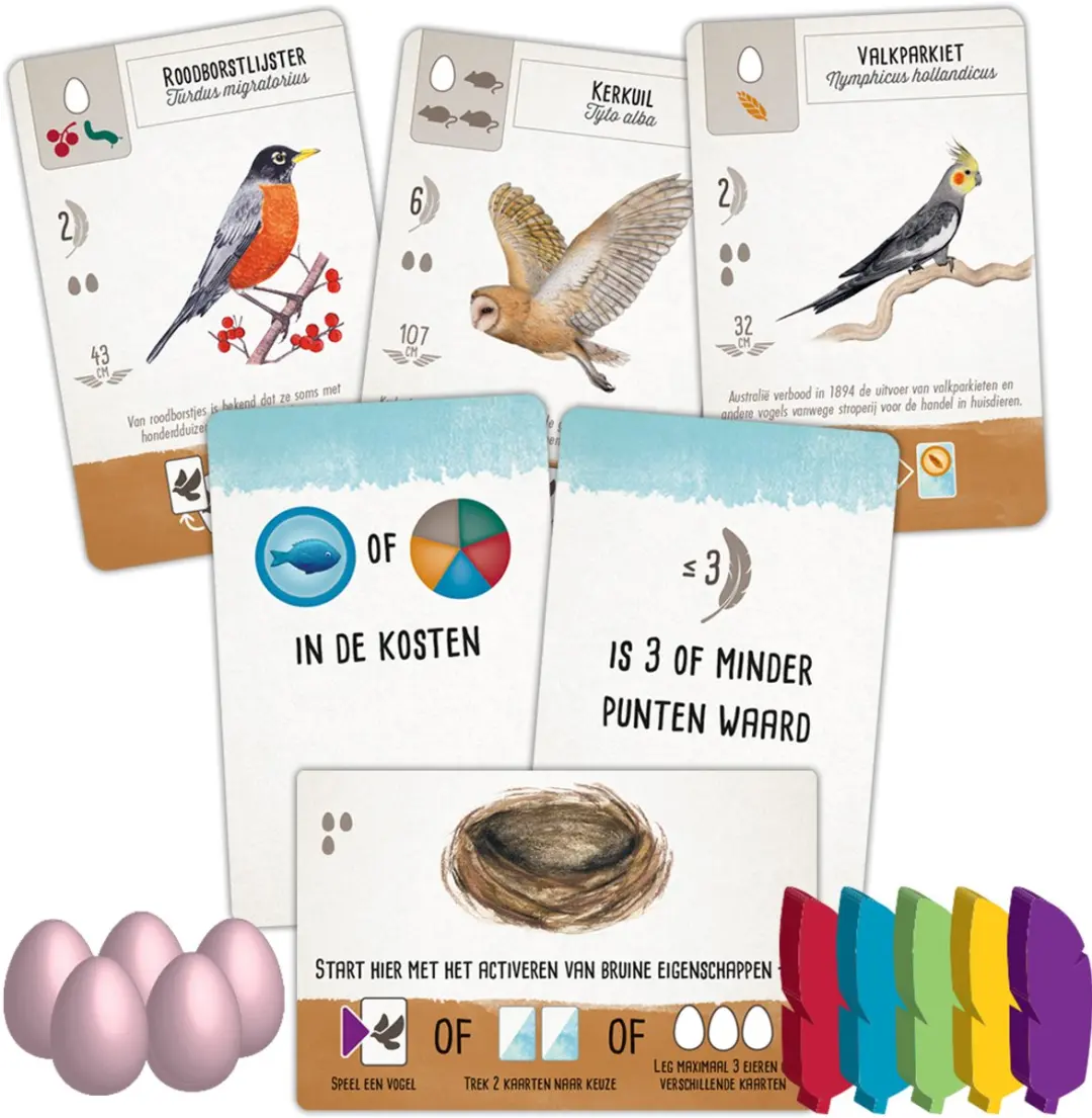 999 Games Wingspan Pocket Bordspel - 1-5 Spelers
