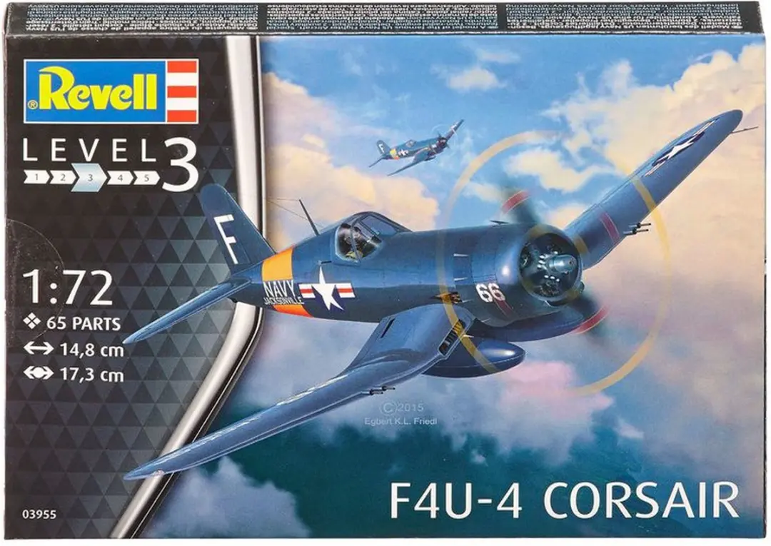Revell 03955 F4U-4 Corsair Modelbouwpakket - 1:72 - Multi
