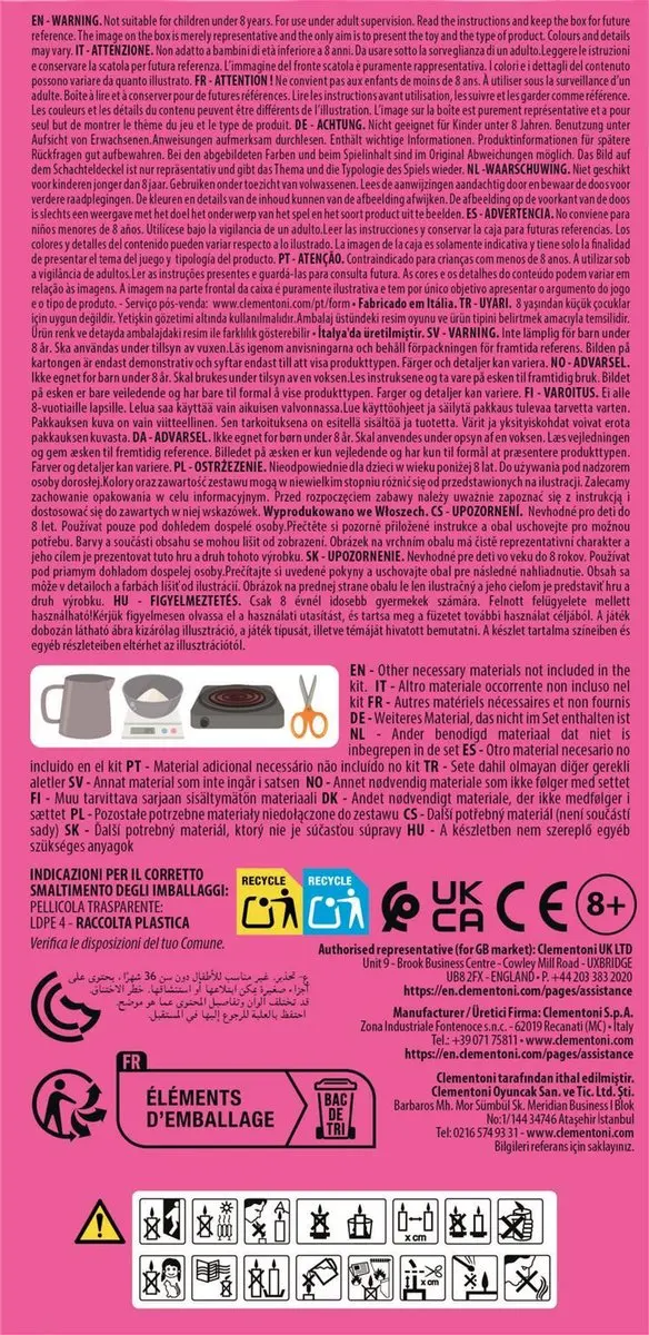 Clementoni Art & Craft Candles Garden Kaarsen Maken Set - Multi