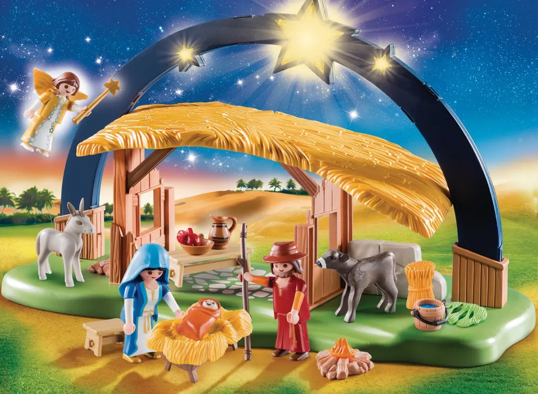 Playmobil Christmas Kerststal 9494 - Multicolor - afbeelding 6 van 6