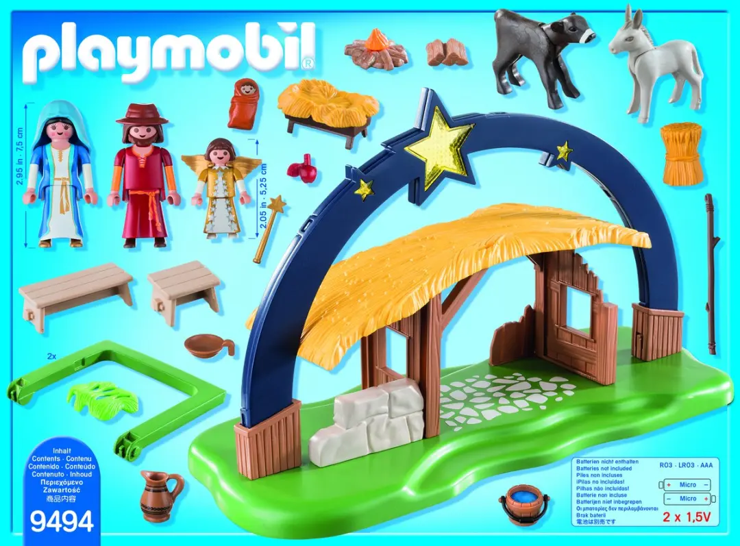 Playmobil Christmas Kerststal 9494 - Multicolor