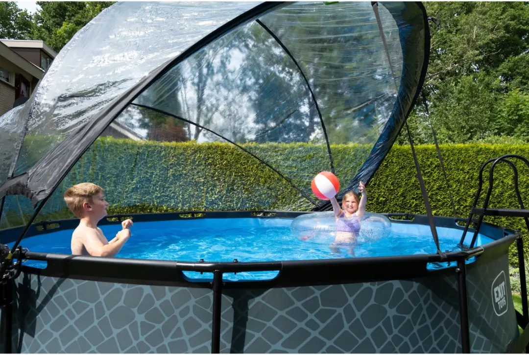 EXIT Toys Zwembad Overkapping ECO 427cm - Transparant