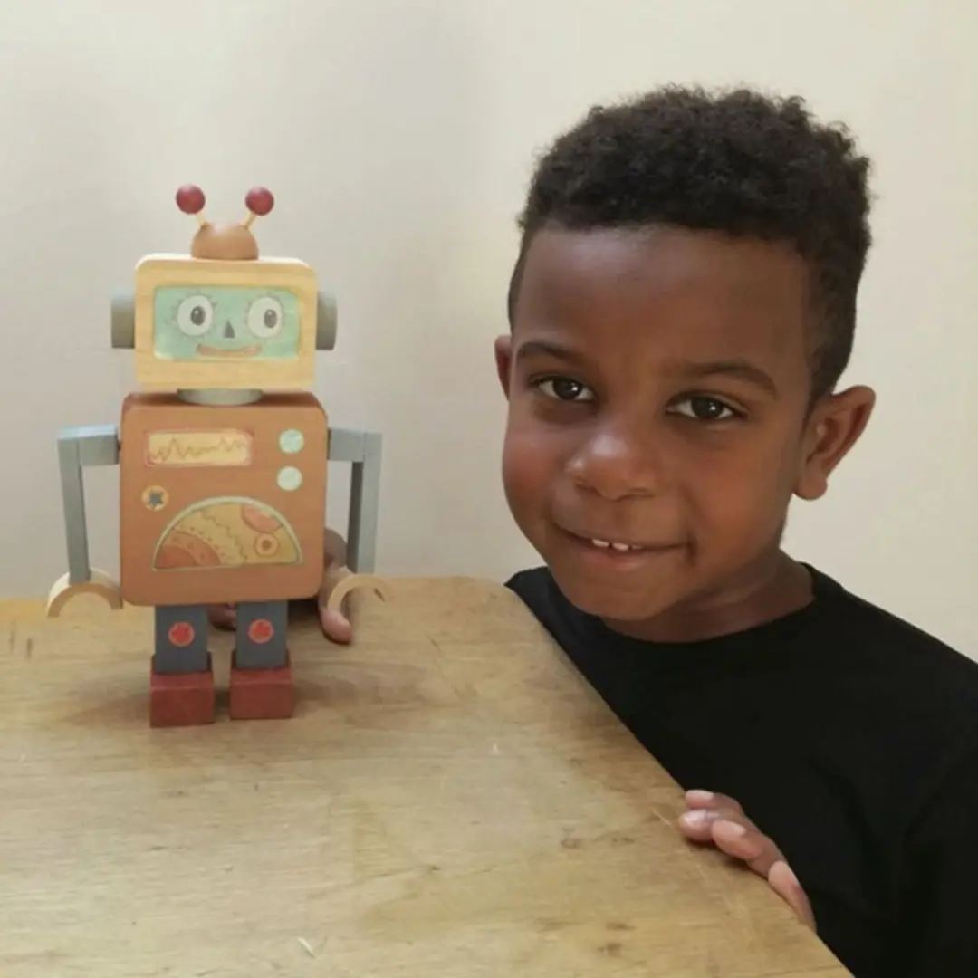 Egmont Toys Houten Robot Knutselpakket - Multikleur