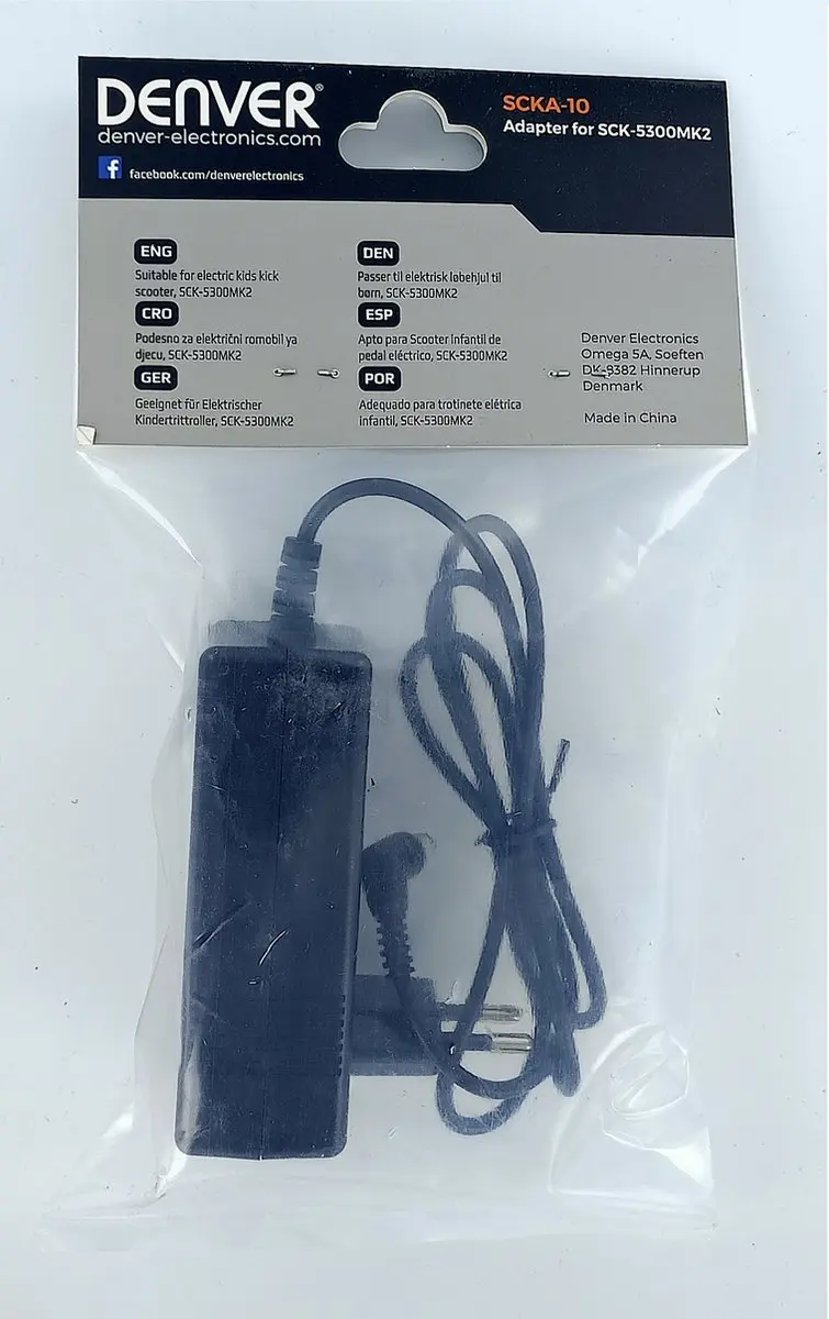 Denver SCKA-10 Adapter - Elektrische Step - Zwart