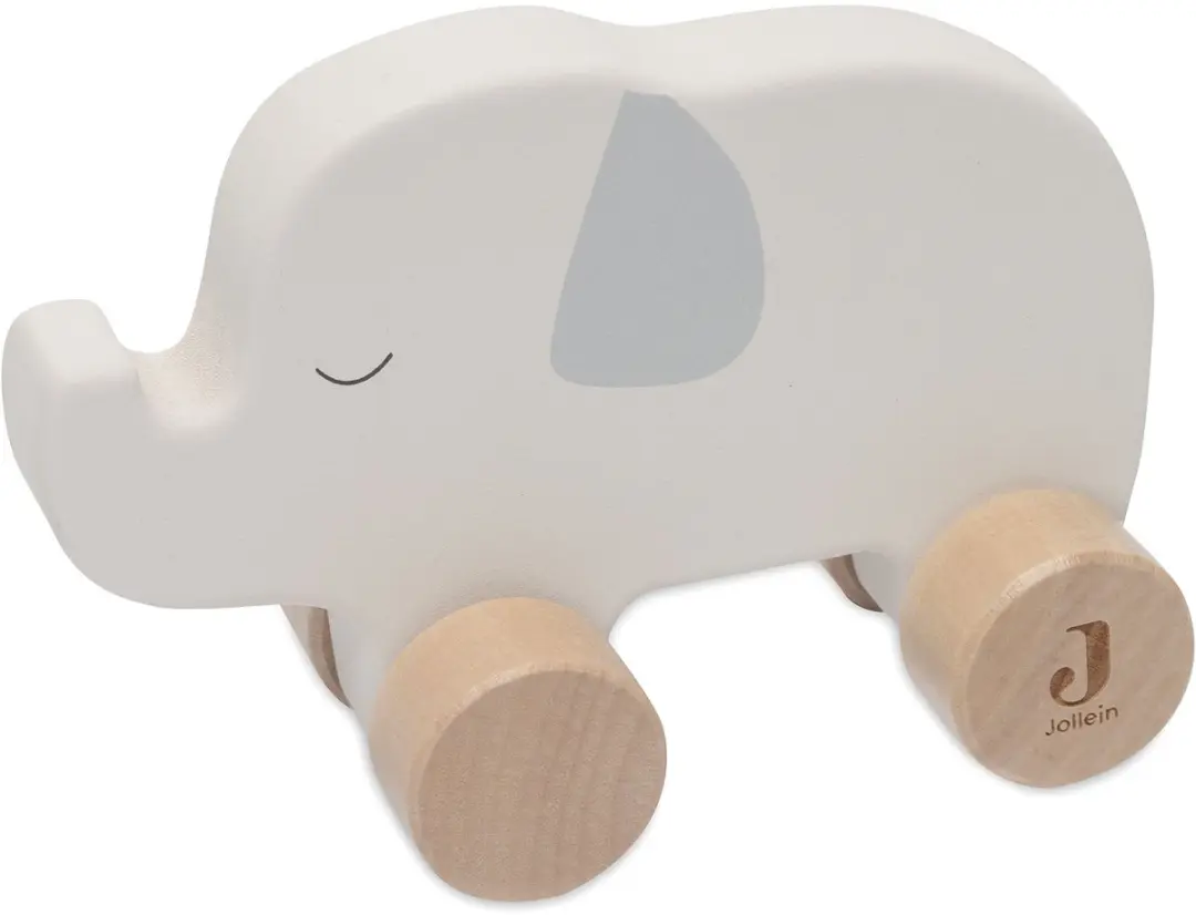 Jollein Jungle Jambo Houten Olifant Op Wielen 112-001-67091