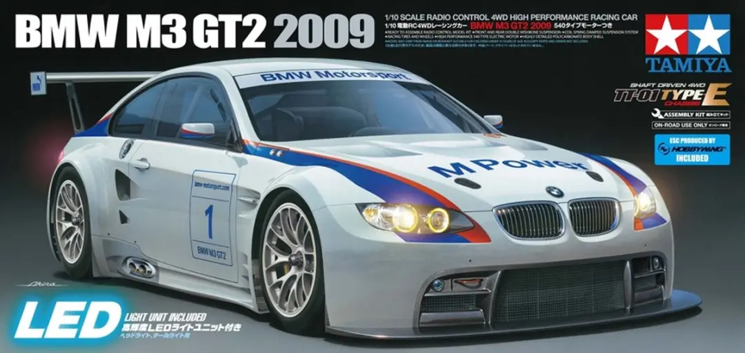 Tamiya 58449 BMW M3 GT2 2009 RC Auto