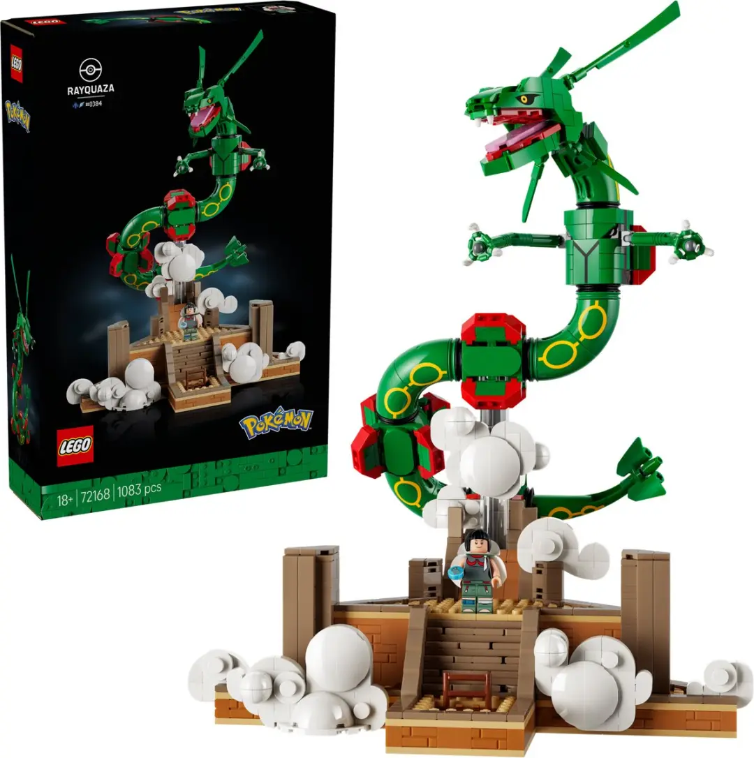 LEGO Pokémon Rayquaza Bouwpakket 1083 Stukken - Multicolor