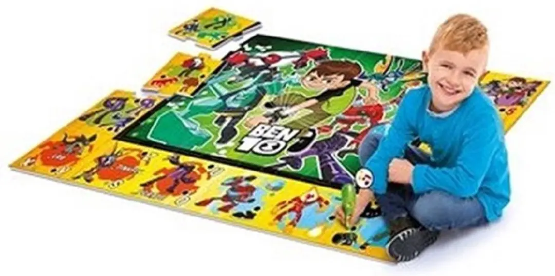 Clementoni Ben10 Vloerpuzzel - Elektrische Pen - 24 Stuks