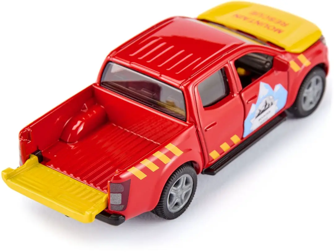 SIKU 2570 Nissan Navara met Helikopter 1:50 - Rood/Geel - afbeelding 6 van 6