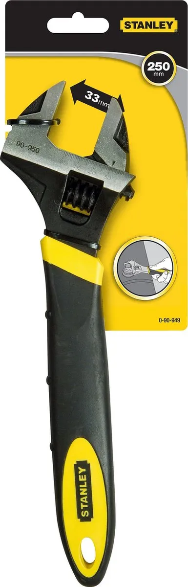 Stanley Verstelbare Moersleutel 250mm - 33mm - 0-90-949