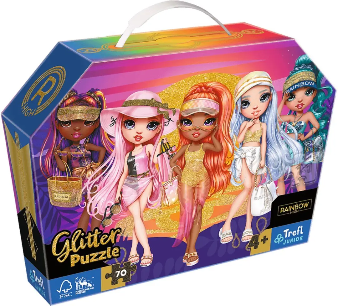Trefl Glitter Dolls 70 Stuks Puzzel