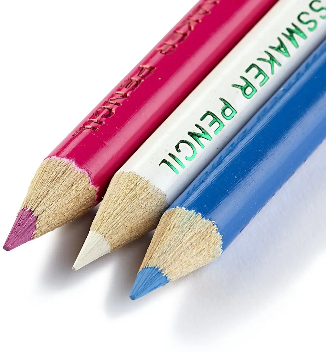 Prym Krijtpotloden - Wit/roze/blauw