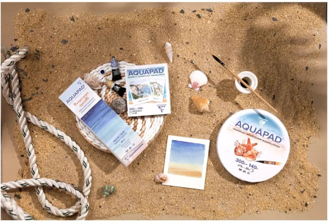Clairefontaine Aquapad Aquarelpapier 300g 20v - 5 Stuks