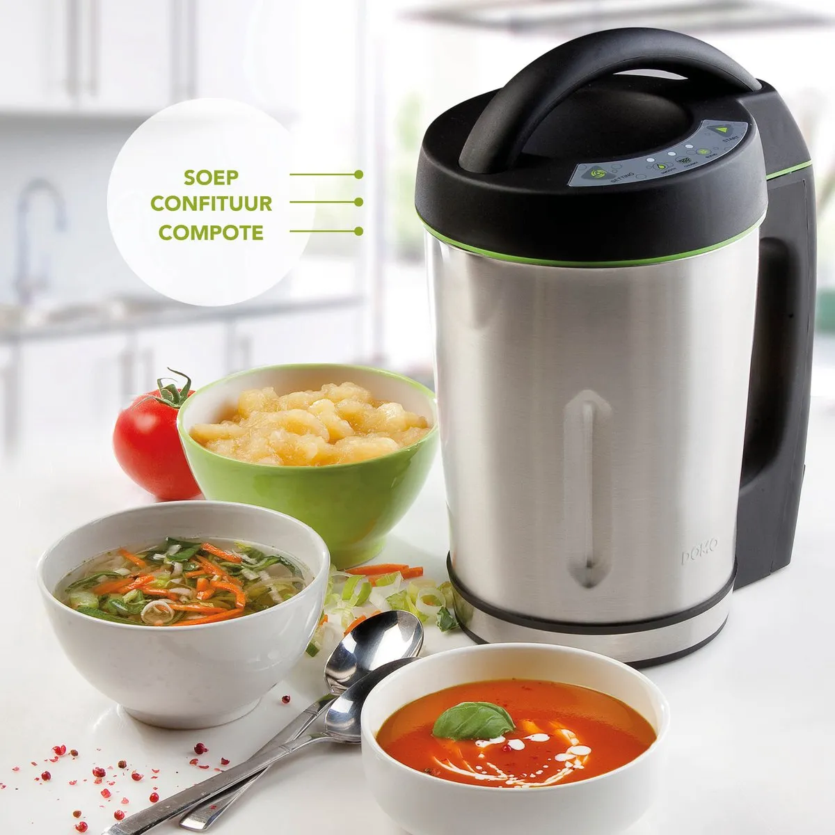 Domo DO498BL Soepmaker 1000W - 1,6L - 3 Programma's