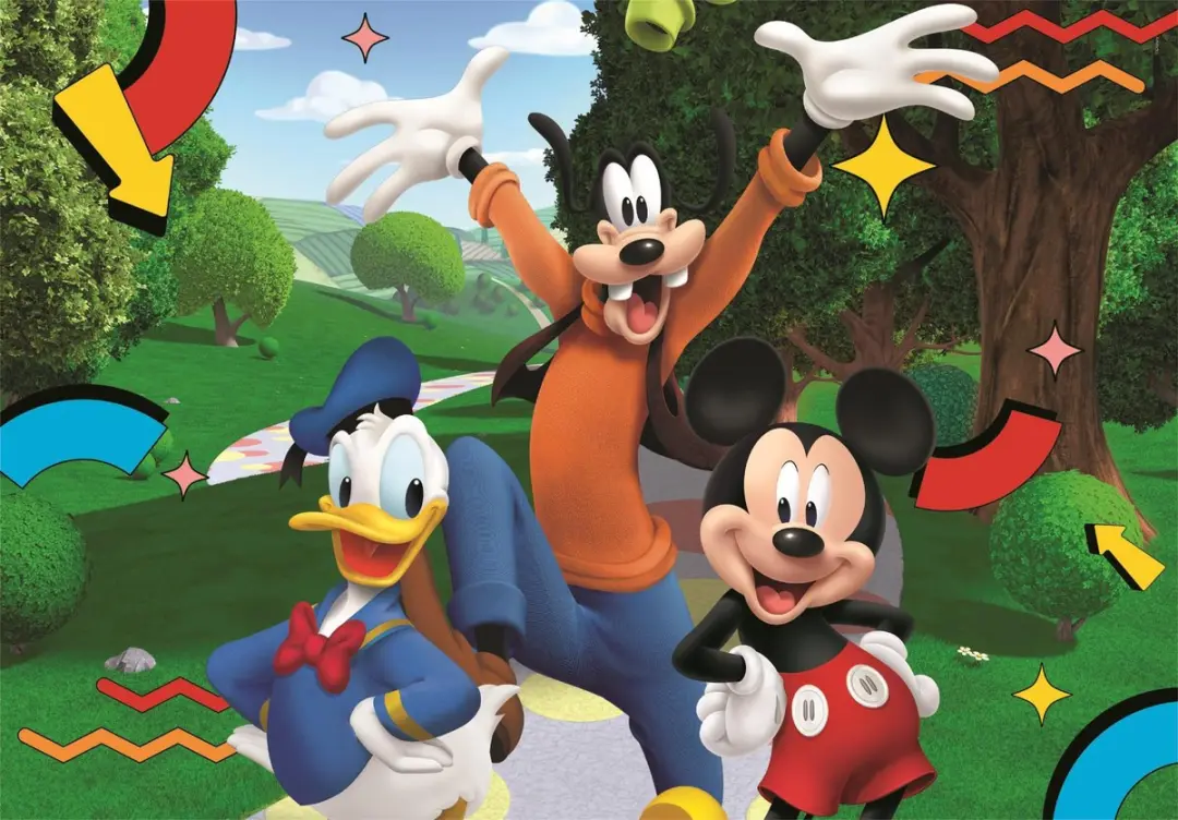 Clementoni Maxi Legpuzzel Mickey Mouse Club House 104 Stuks