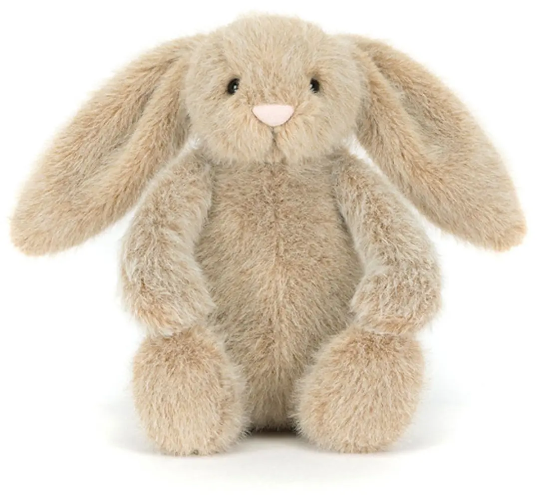 Jellycat Oat Flufflet Bunny Knuffel - 18 cm - Lichtbruin